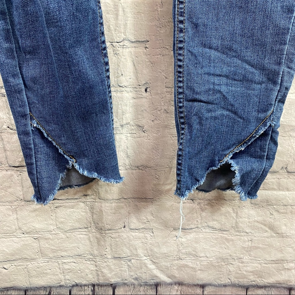FREE PEOPLE Sunny Ripped Crop Skinny Jeans - Picture 4 of 10